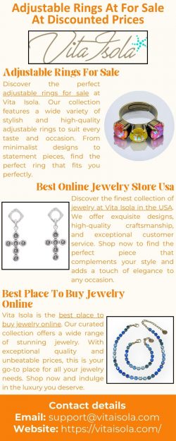 Wide Selection Of Adjustable Rings For Sale