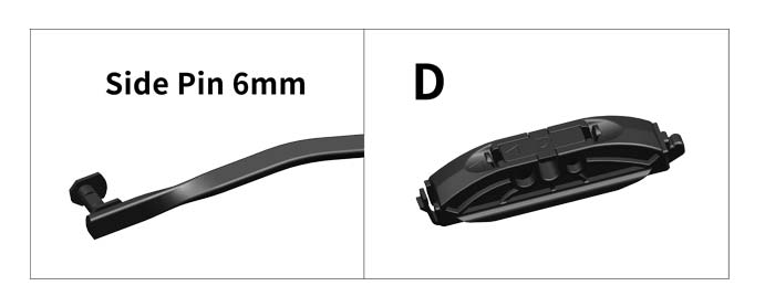 BOSOKO Side Pin Wiper Blades