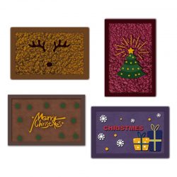 Cosmetics Leather Embroidery Christmas Packaging