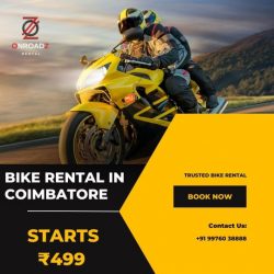 Bike rental in Coimbatore | Twowheeler rentals in Coimbatore