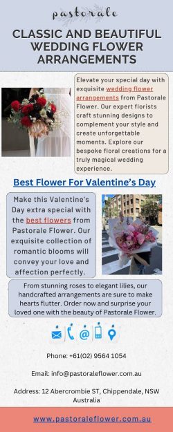 Classic and Beautiful Wedding Flower Arrangements