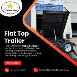 Easy Cargo Transport with a Simple Flat Top Trailer