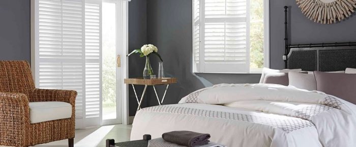 Elegant Faux Window Shutters by Miller’s Window Works