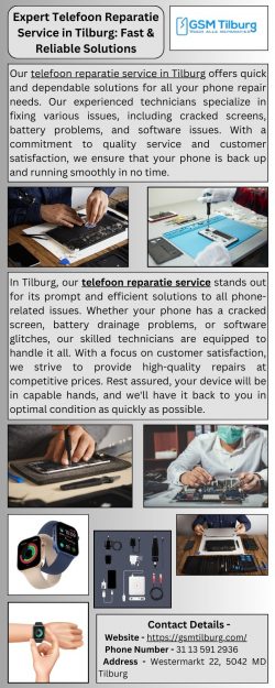 Expert Telefoon Reparatie Service in Tilburg: Fast & Reliable Solutions