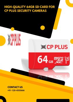 High-Quality 64GB SD Card for CP Plus Security Cameras