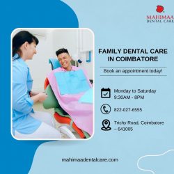 Best dental Doctor in coimbatore at Mahimaa dental care