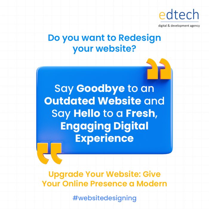 Do you want to redesign your website?