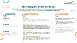 How to Apply for a Student Visa for USA