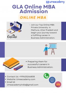 GLA Online MBA Admission