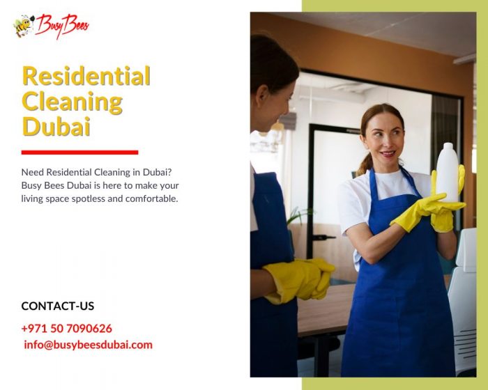 Comprehensive Residential Cleaning Services in Dubai