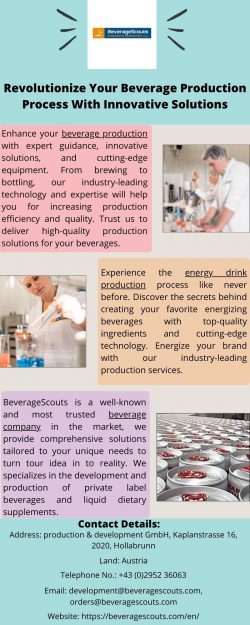 Explore A Leading Beverage Production Company Hassle Free