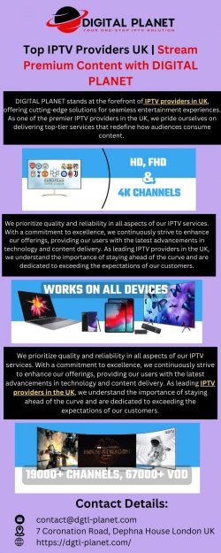 Top IPTV Providers UK | Stream Premium Content with DIGITAL PLANET