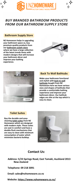 Transform Your Bathroom Space With Our Bathroom Supply Store