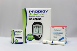 User-friendly Prodigy Auto Code Blood Glucose Meter
