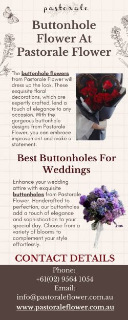Buy Buttonhole Flower At Pastorale Flower