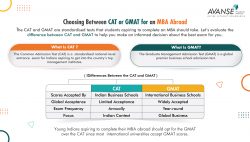 Choosing Between CAT or GMAT for an MBA Abroad