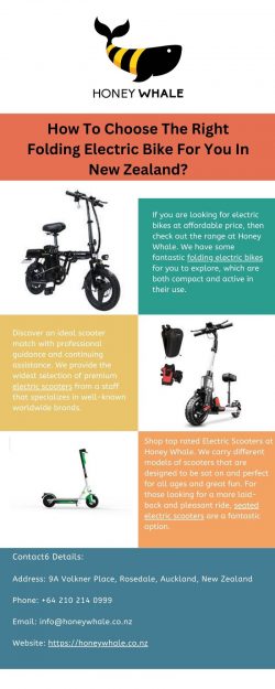 How To Choose The Right Folding Electric Bike For You In New Zealand?