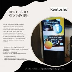 Transform Your Space with Digital Signage Kiosk Singapore Rentals