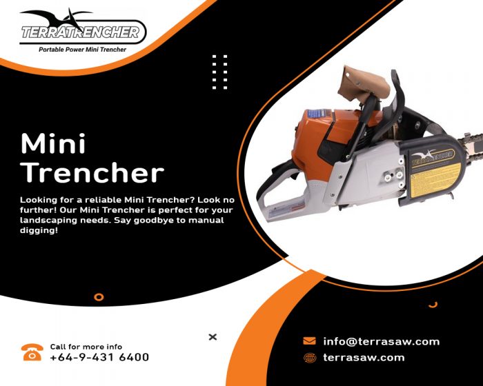 Explore Compact Efficiency with TerraSaw’s Mini Trencher