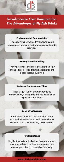 Revolutionize Your Construction: The Advantages of Fly Ash Bricks