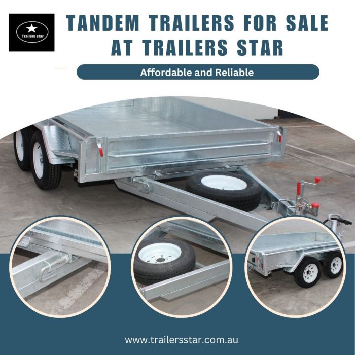 Tandem Trailers for Sale at Trailers Star – Affordable and Reliable