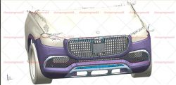 Modified Bumper Mould Mercedes-Benz-GLS-Changed To Maybach