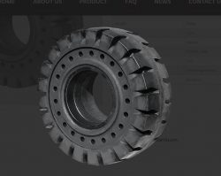 Wear Resistance Cushion Tyres Used In Steel Plant