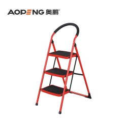 Upgrade your home safety with our Steel Step Ladder, featuring a secure grip handle and non-slip ...