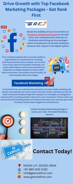 Drive Growth with Top Facebook Marketing Packages – Get Rank First