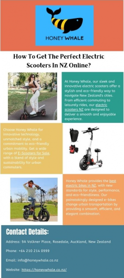 How To Get The Perfect Electric Scooters In NZ Online?