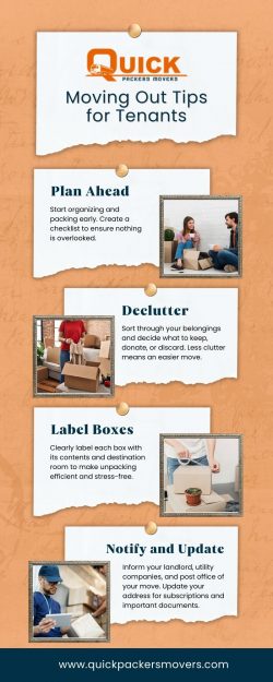 Moving Out Tips for Tenants- Quick Packers Movers
