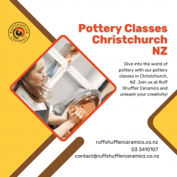 Join pottery classes Christchurch NZ at RuffShuffler Ceramics