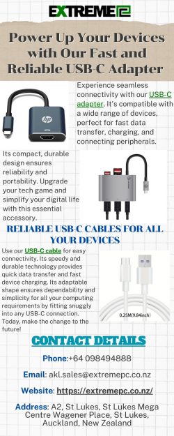 Power Up Your Devices with Our Fast and Reliable USB-C Adapter