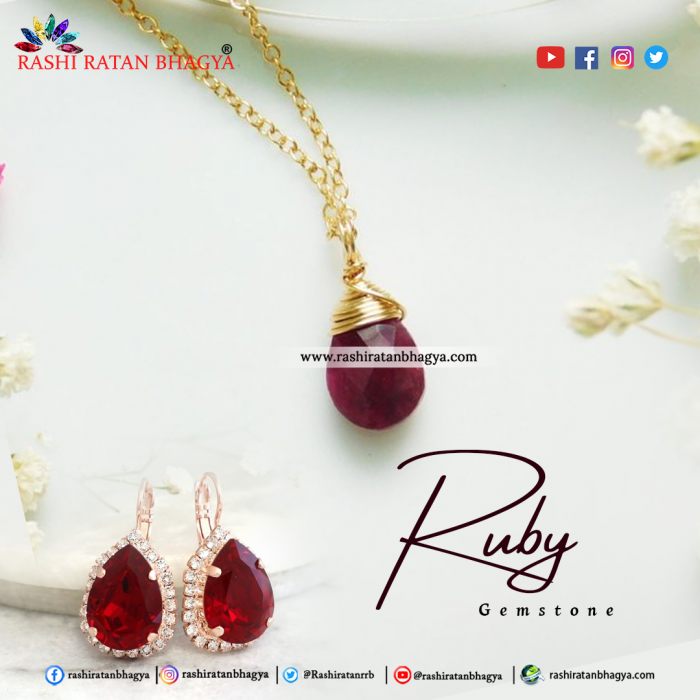 Buy Ruby Stone Online at Best Price from Rashi Ratan Bhagya