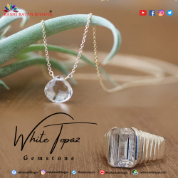 Buy Certified White Topaz Stone Online at Best Price