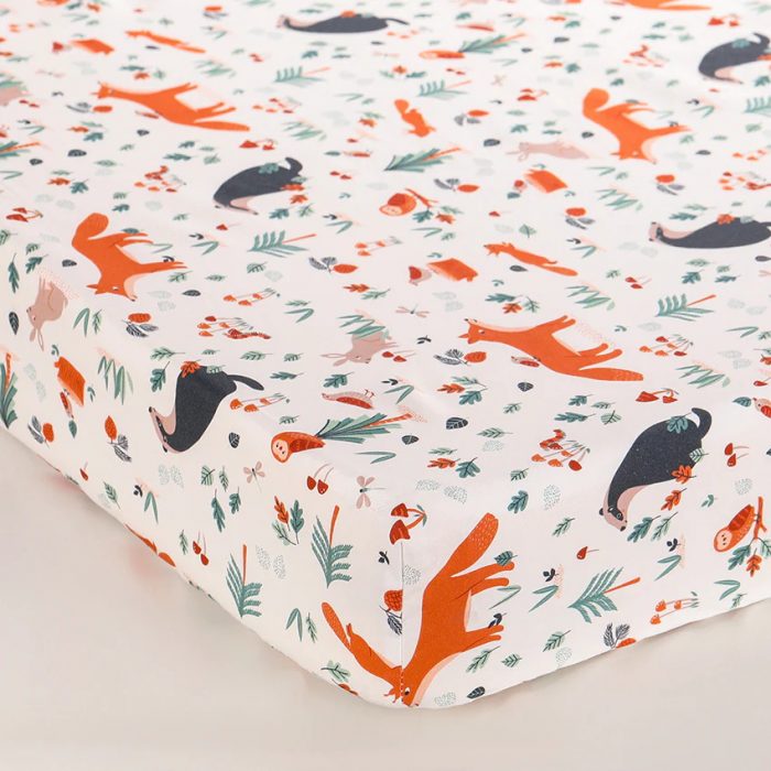 PurePetali Animal Crib Sheets