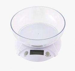 3kg/0.5g electronic kitchen scale with oval tray