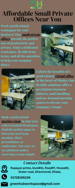 Modern Small Private Office Spaces in Dhaka and Dhanmondi