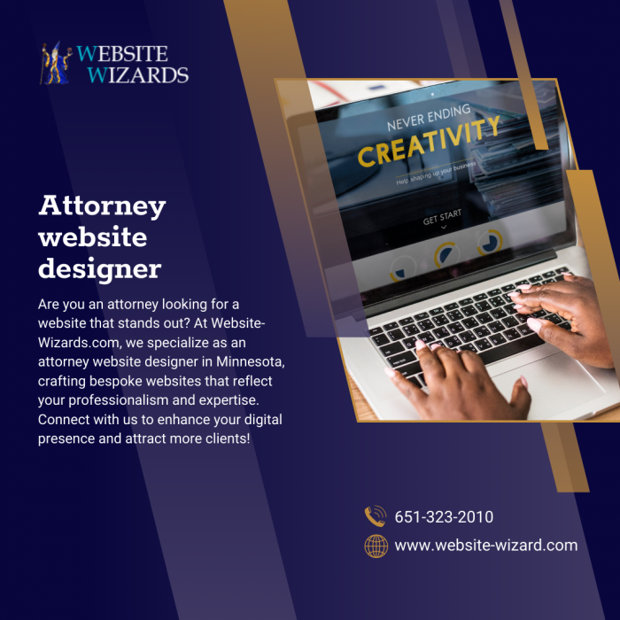 Improve your law website with Website Wizards your attorney website designer.