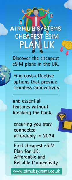 Buy the Cheapest eSIM Plans in the UK Online