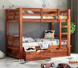 Stylish and Sturdy Bunk Bed for Sale – Wooden Street