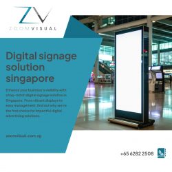 Top Digital Signage Solutions in Singapore