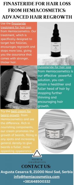 Finasteride From Hemiacosmetics – Thicker Hair, Confident You