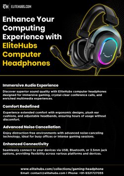 Enhance Your Computing Experience with EliteHubs Computer Headphones