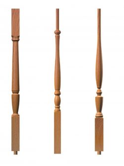 Spindles are similar to balusters