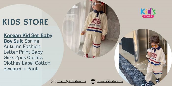 Luxury Korean Kid Set Baby Boy Suit