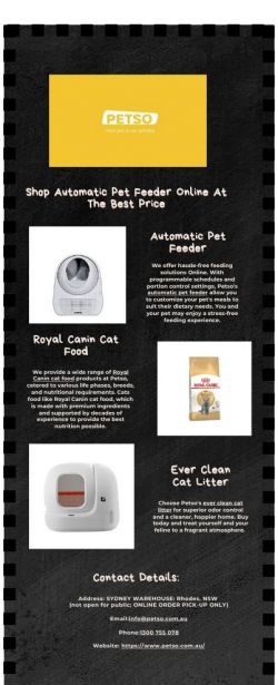 Shop Automatic Pet Feeder Online At The Best Price