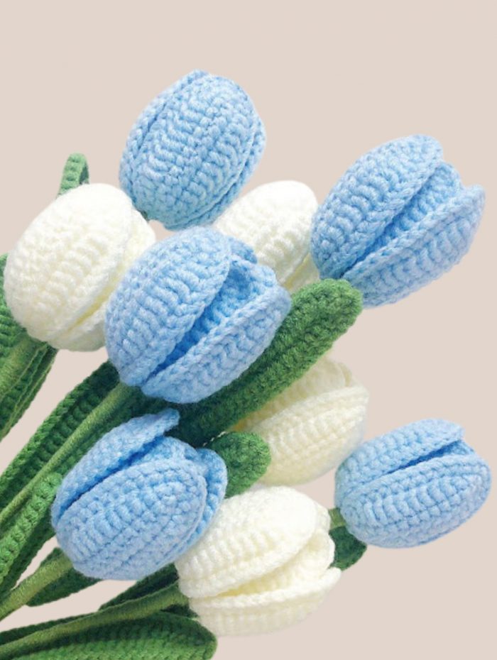 crochet flower bouquet