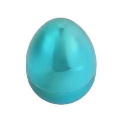 Blue Solid Color Plastic Easter Eggs