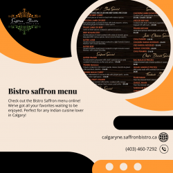 Explore the Delightful Bistro Saffron Menu